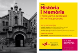 Aula de Historia y Memoria Democrática de la UV el día 22 de marzo
